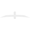 Ekena Millwork Bellingham Architectural Grade PVC Gable Bracket, 96"W x 20"H x 2"D x 6"F, 5/12 Pitch GBP096X20X0206BEL00 - alternate 5